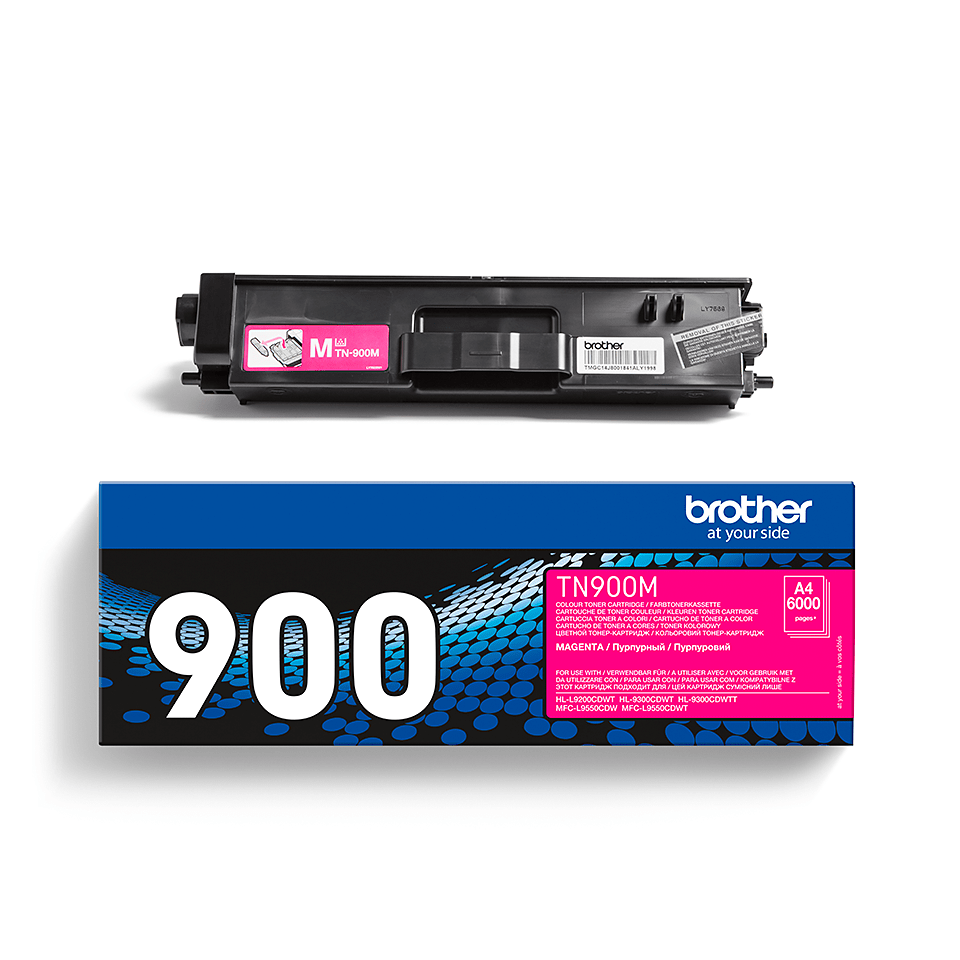 Originali Brother TN900M dažų kasetė – Magenta spalvos 3